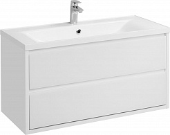 Акватон Мебель для ванной Римини 100 New белая – фотография-2